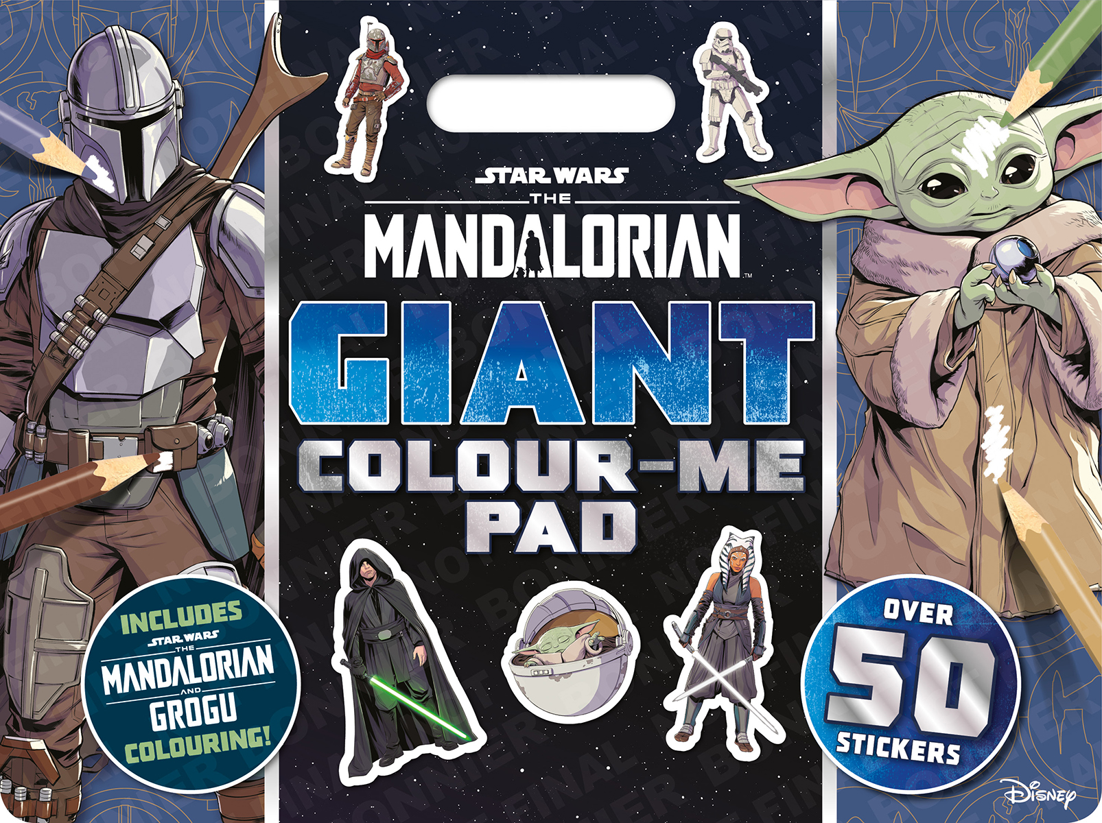 Star Wars: The Mandalorian Giant Colour-Me Pad