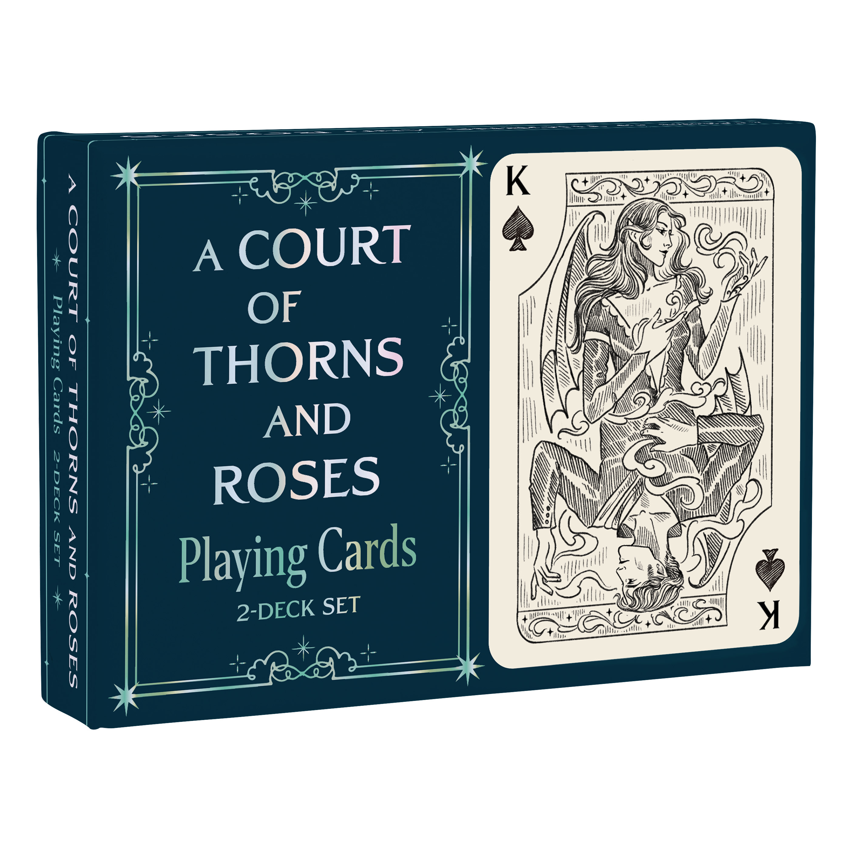 A Court of Thorns and Roses Official Playing Card Set (Night Court Inner Circle) 2-Deck Set