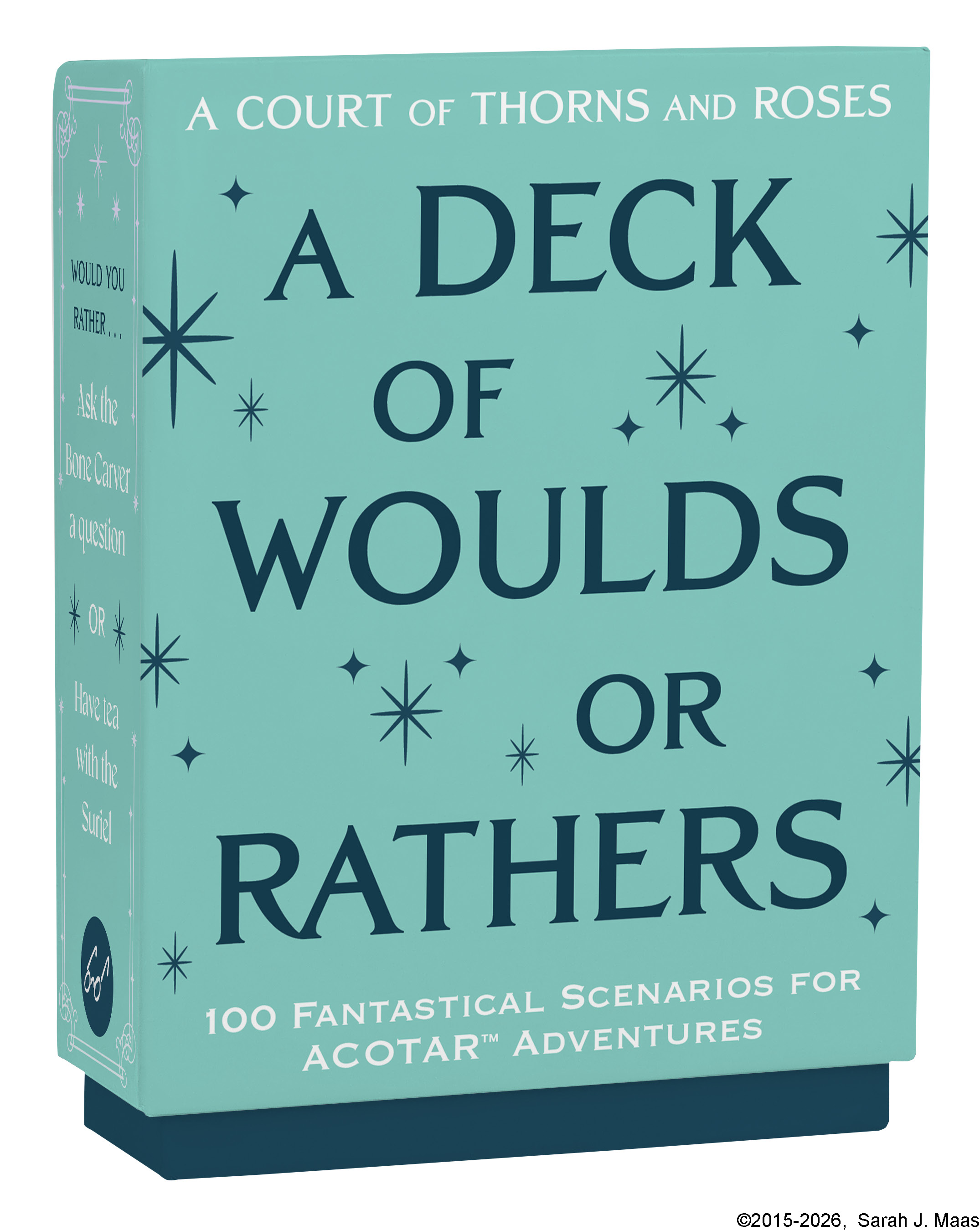 A Court of Thorns and Roses Official Deck: A Deck of Woulds or Rathers 100 Fantastical Scenarios for ACOTAR Adventures