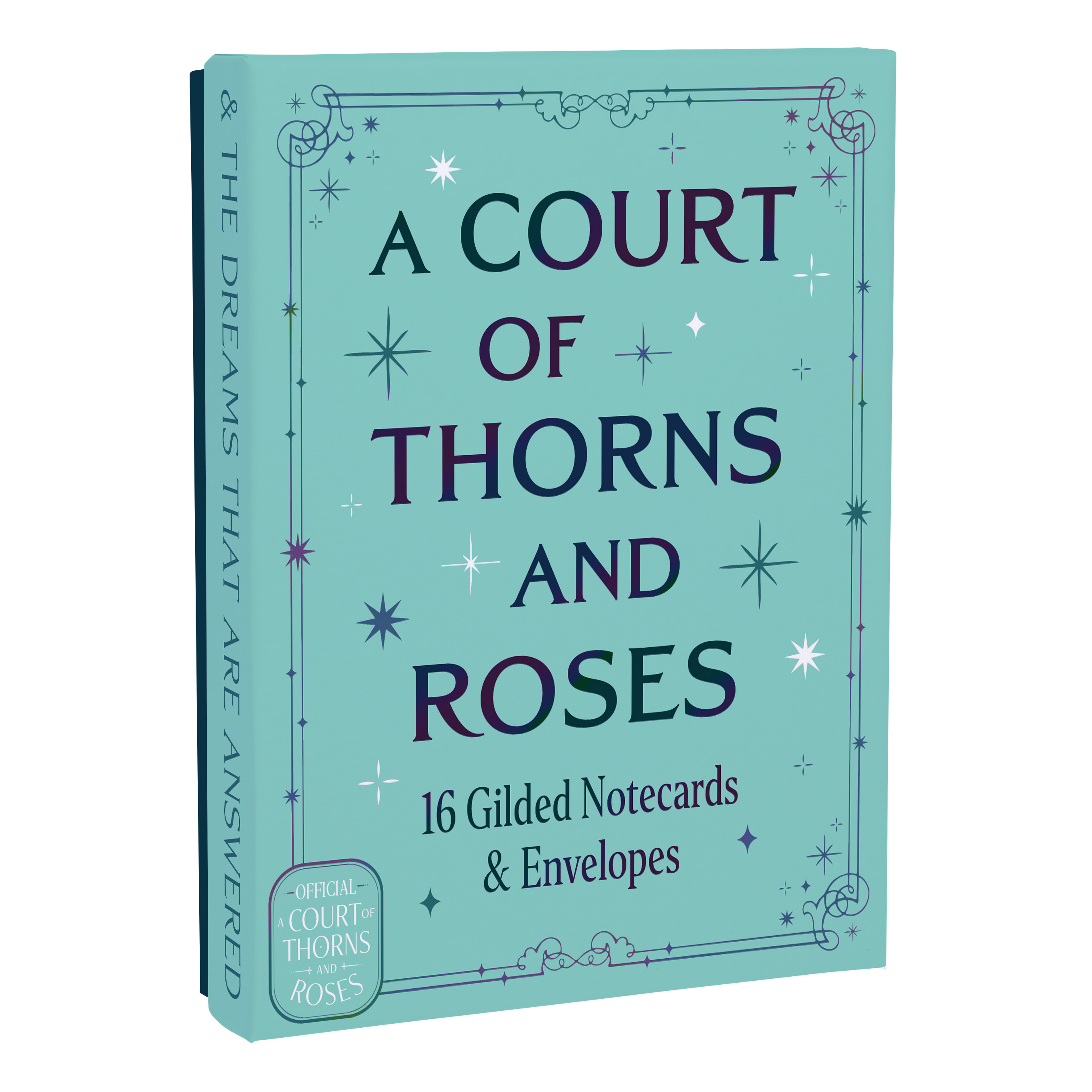 A Court of Thorns and Roses Official Gilded Notecards 16 Notecards & Envelopes