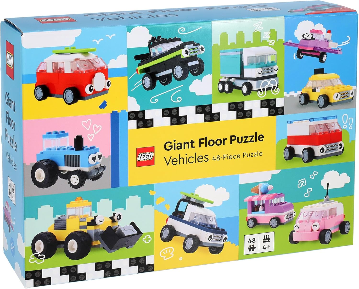 LEGO 48-Piece Giant Floor Puzzle: Vehicles