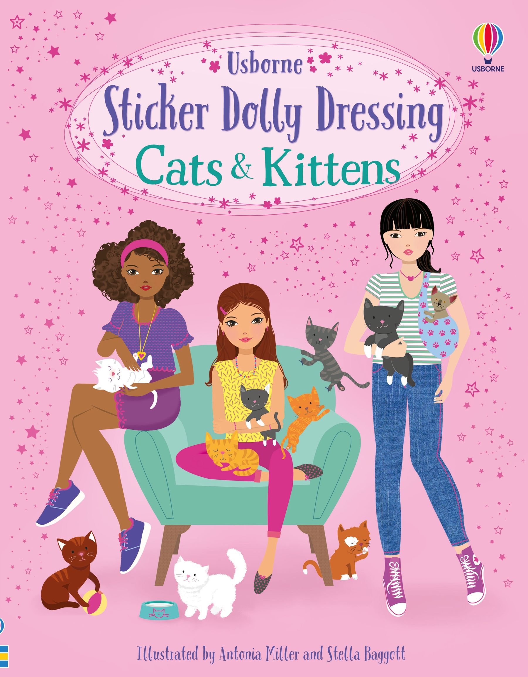 Sticker Dolly Dressing Cats & Kittens