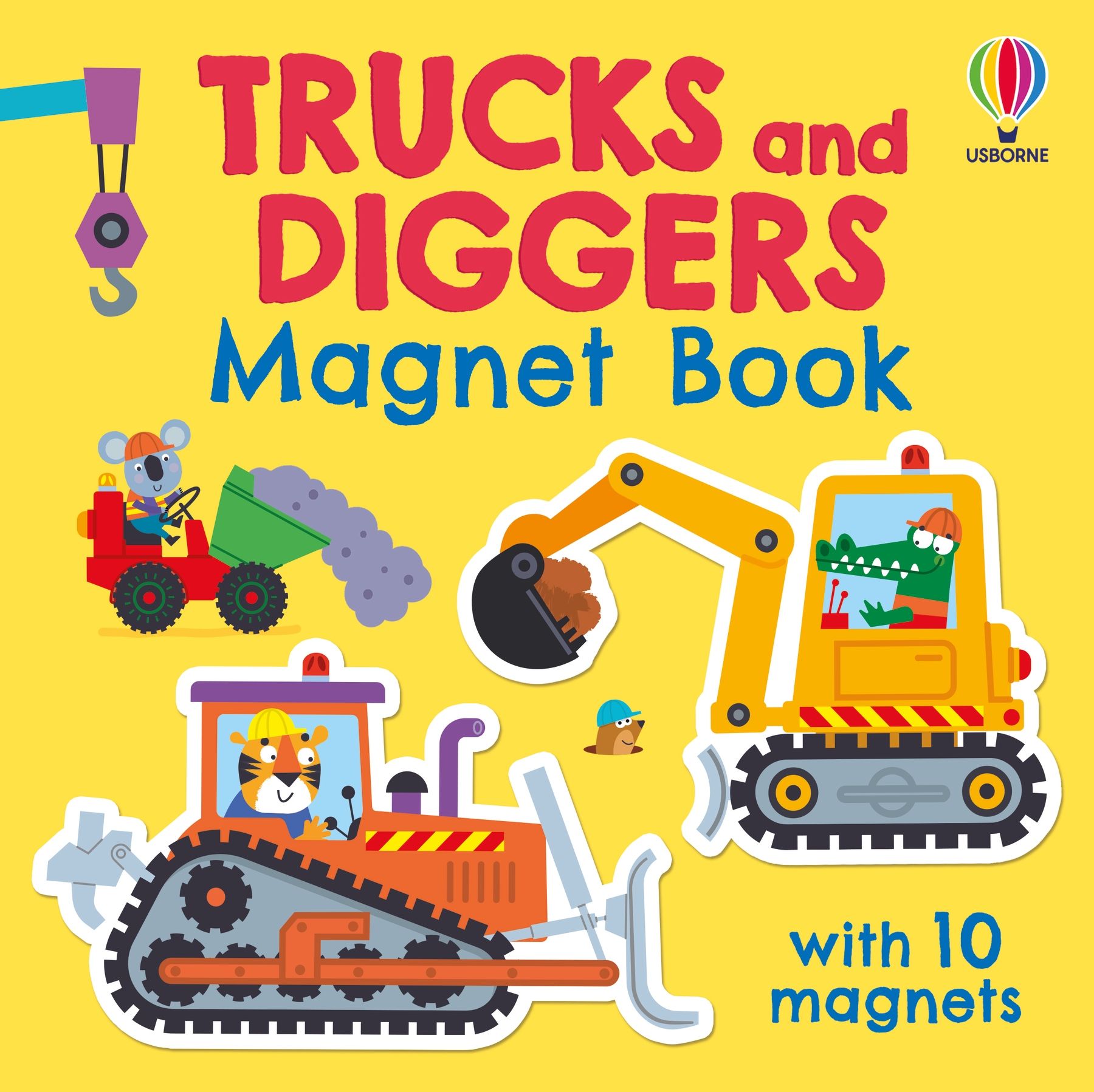 Trucks and Diggers Magnet Books