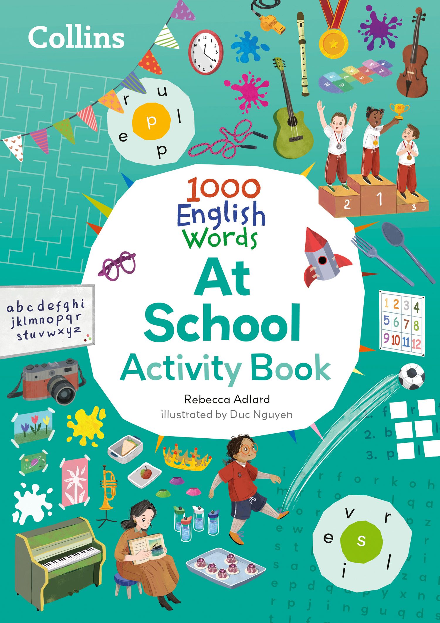 1000 English Words: At School Activity Book