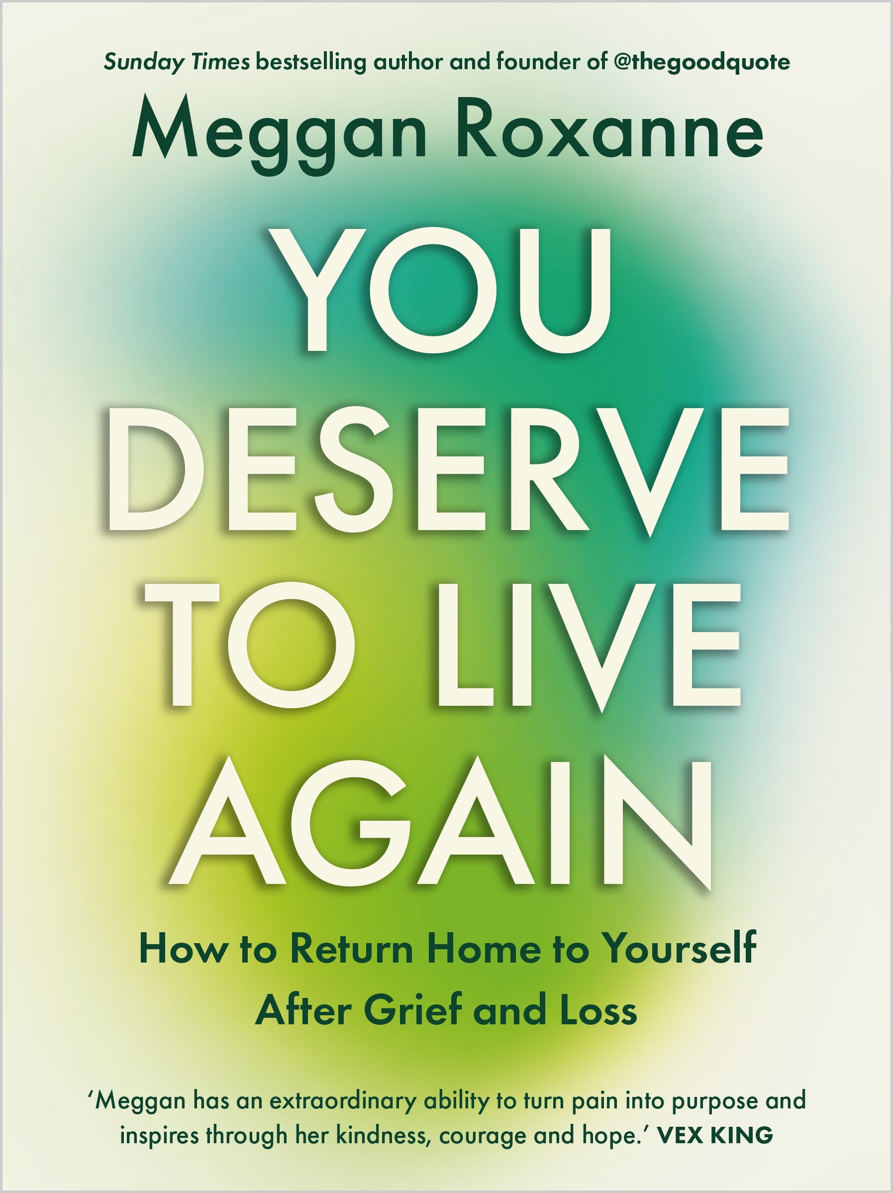You Deserve to Live Again