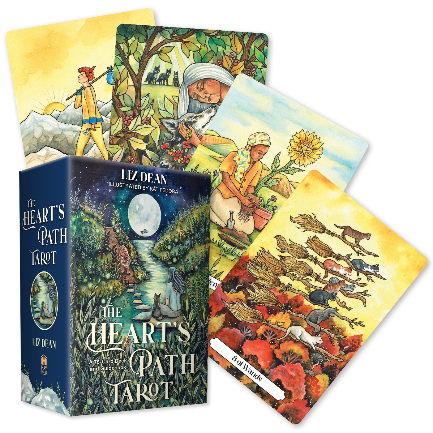 The Heart's Path Tarot A 78-Card Deck and Guidebook