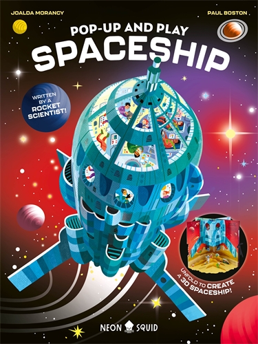 Pop-Up and Play Spaceship Unfold to Create Your Very Own 3D Spaceship!