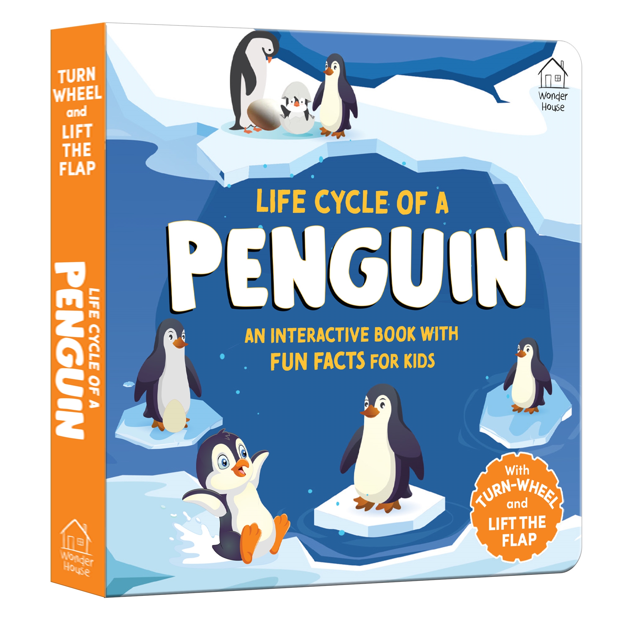 Life Cycles of a Penguin - with Flaps and Turn the Wheel