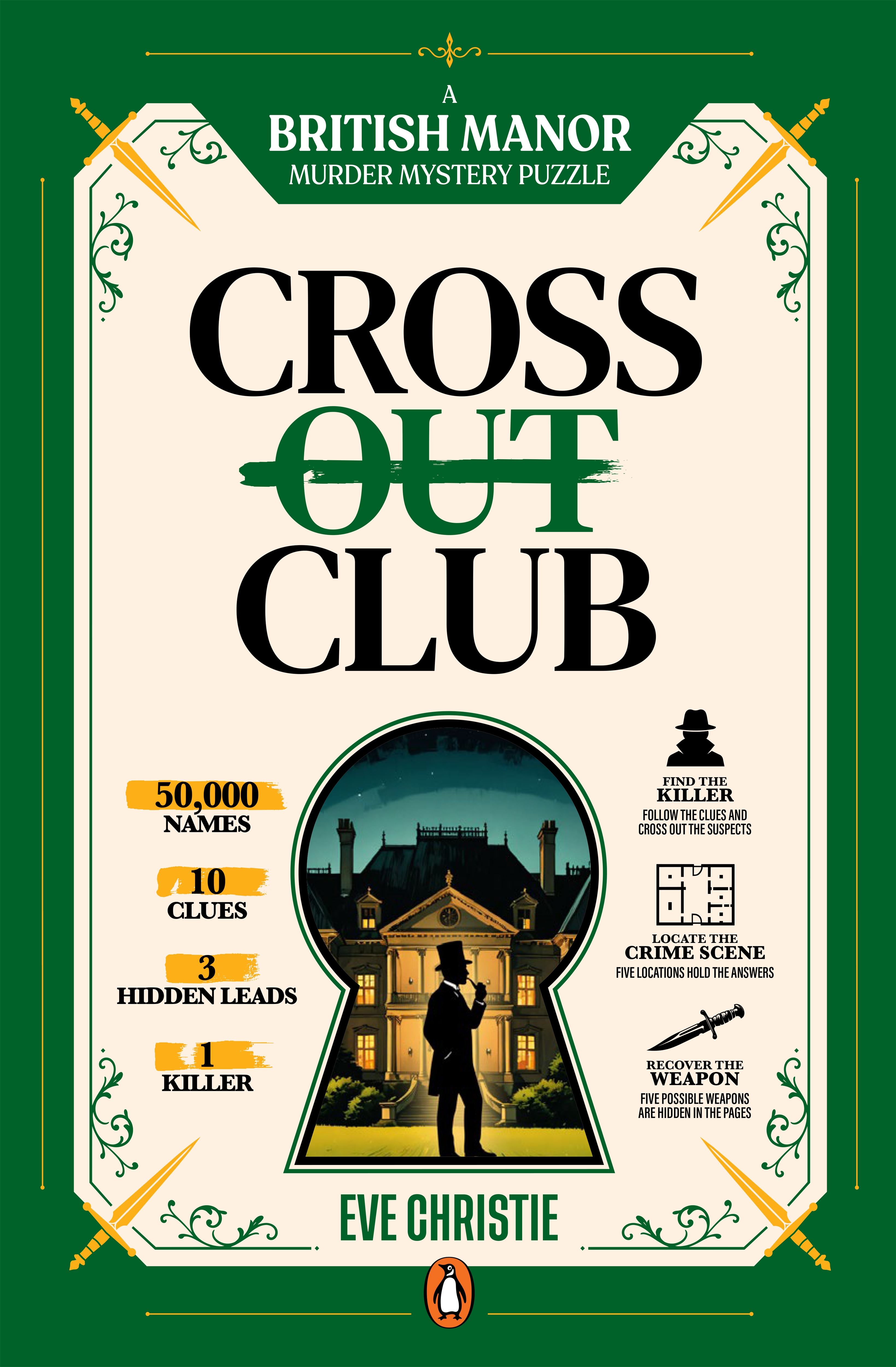 Cross Out Club: A British Manor Murder Mystery Puzzle