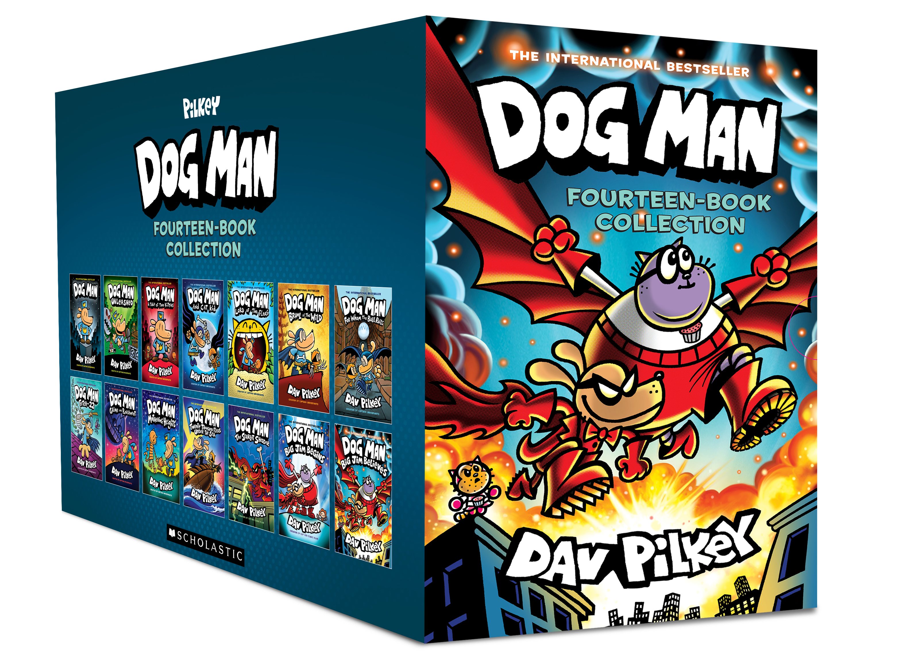 Dog Man: Fourteen-Book Collection