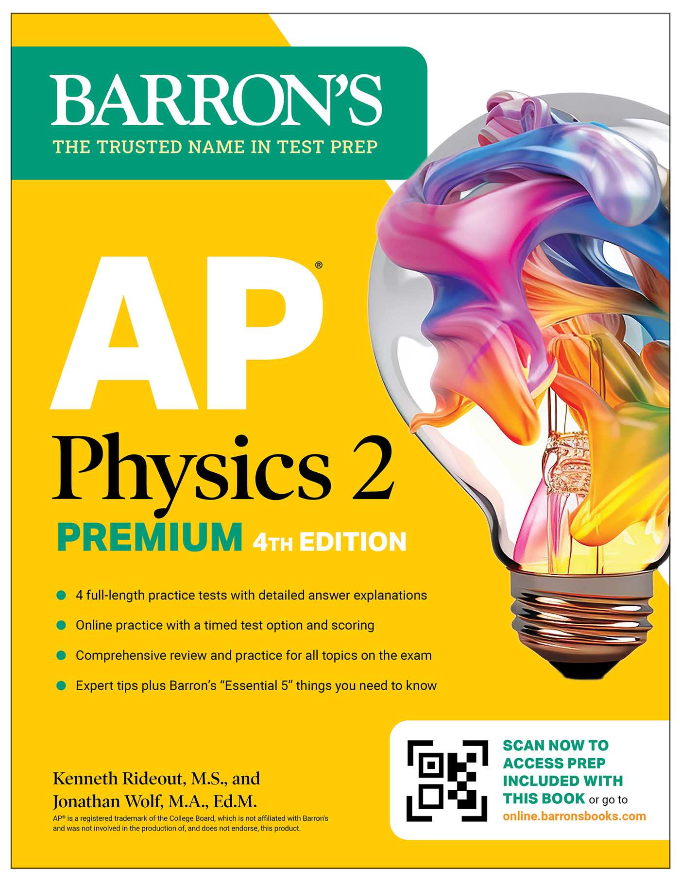 AP Physics 2 Premium, Fourth Edition Prep Book with 4 Practice Tests