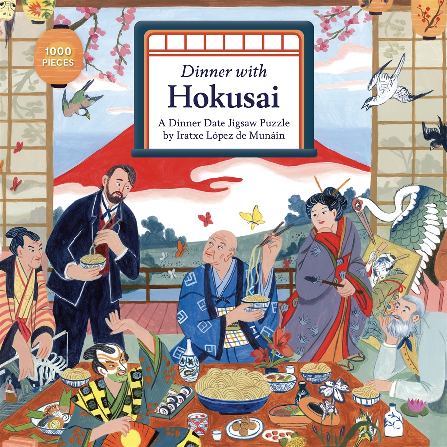 Dinner with Hokusai A 1000-Piece Dinner Date Jigsaw Puzzle