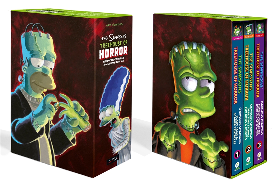The Simpsons Treehouse of Horror Ominous Omnibus 3-Book Boxed Set The Complete Collector's Edition