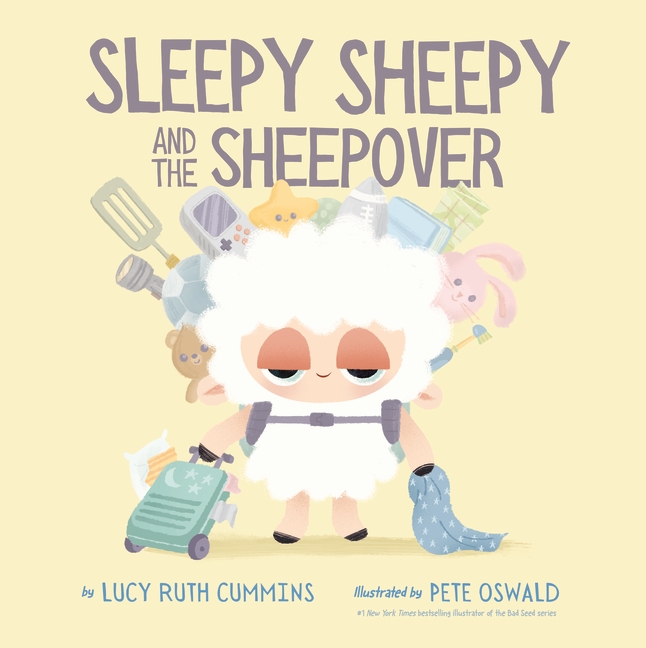 Sleepy Sheepy and the Sheepover by Lucy Rith Cummins and illustrated by Pete Oswald